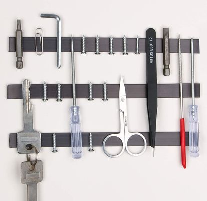 Aanpasbare flexibele strookmagneten Eenzijdige meerpolige rubbermagnet 3M Kleefstof