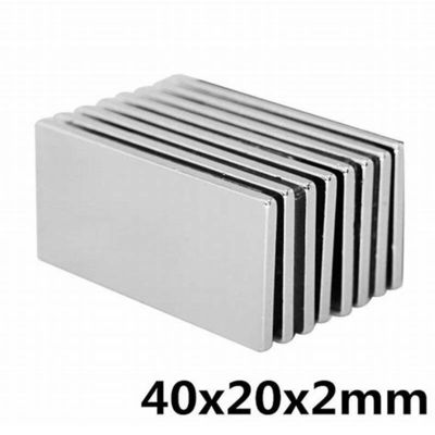 Maximale werktemperatuur 80°C Neodymiummagneet 50x10x5 voor generator Magnetische staafblok