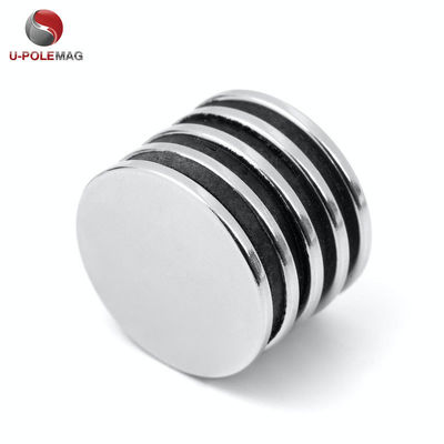 Hoge kracht permanente 16 mm neodymium schijfmagneet met ringmagneetvorm en tolerantie