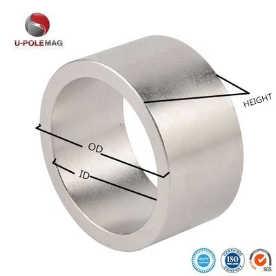 Langdurige coating High Grade Custom Neodymium Ring Magnet voor Wheel Hub Motor