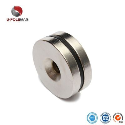 Industriële N52 Neodymium Rare Earth Countersink Hole Magnets met Nickelcoating