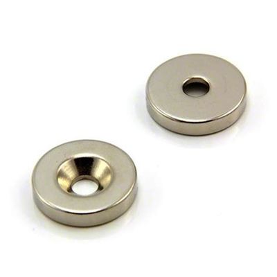 Industriële en wetenschappelijke N40 Neodymium-ringmagneet met gathoudende magneet