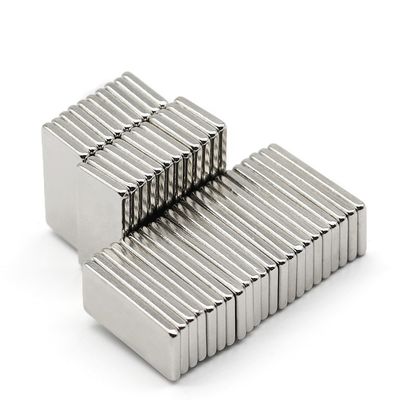Nickel gecoat N52 High Br Neodymium Magnet Rectangular Shape Super Power NdFeB Block Magneten