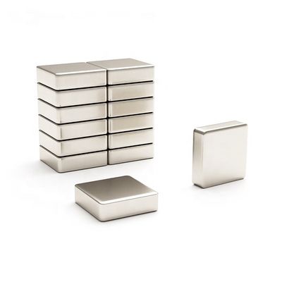 Permanent Neodymiummagneetblok 10 mm voor sterke rechthoekige NdFeB zeldzame aardmagneten