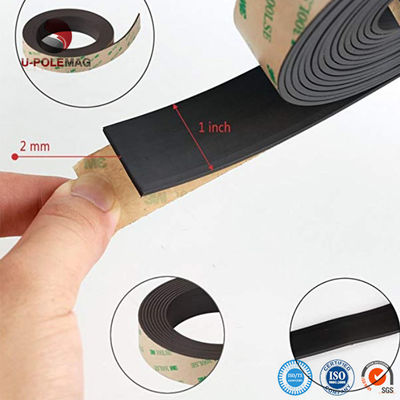 Flexible Neodymium Magnet Tape 30x1,5 mm met permanente lijm en snijservice