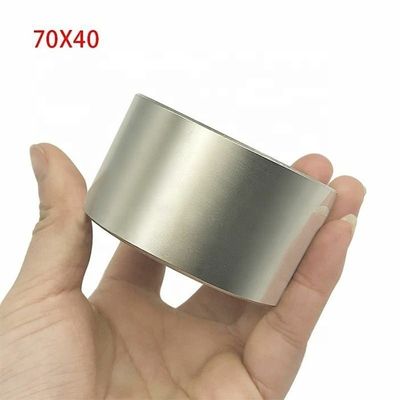 Permanente neodymiumcilindermagneet N45 N52 D70x40mm Supersterke magneet voor machines