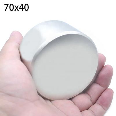 Permanente neodymiumcilindermagneet N45 N52 D70x40mm Supersterke magneet voor machines