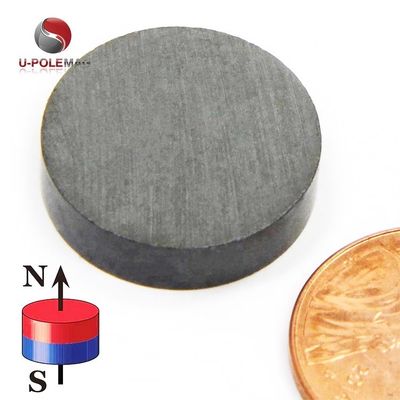 Y30 Ronde sterke cirkel keramische ferrietmagneet met max. werktemperatuur 1-40-250 °C