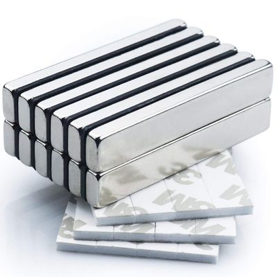 Snijdienst Hoge sterkte N52 NdFeB magneetblok Neodymiummagneet met 3M-lijm