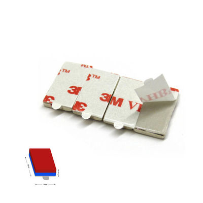 Snijdienst Hoge sterkte N52 NdFeB magneetblok Neodymiummagneet met 3M-lijm