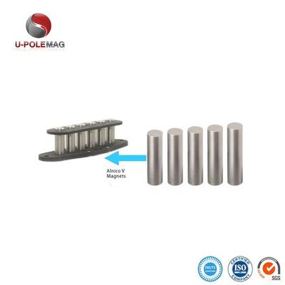 Gegooid op maat gemaakte AlNiCo Neodymium Bar Magnet voor gitaar pick-up Industrial Magnet