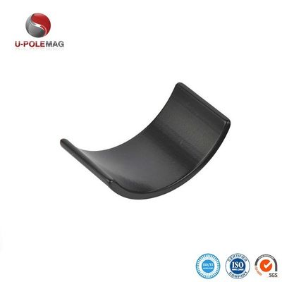 Op maat gemaakte grootte ARC NdFeB Magnet Coating Black Epoxy Neodymium Segment Magneten voor motor