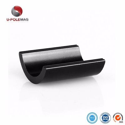 Op maat gemaakte grootte ARC NdFeB Magnet Coating Black Epoxy Neodymium Segment Magneten voor motor